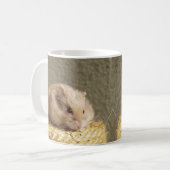 Leuke Campbells Dwerg Russische Hamster Koffiemok (Voorkant links)