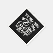 Leuke camper slogan zomer kamperen citaten servet (Hoek)