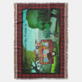 Leuke Camper Trailer Trash Welkom Mat Home is Waar Deken (Voorkant Verticaal)