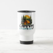 Leuke Camping is Mijn Gelukkige Plaats Reizen Koff Reisbeker (Center)