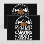 Leuke campingmaatjes cadeau voor mannen vrouwen gr (Voorkant / Achterkant)