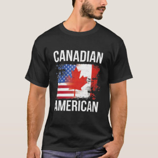 Leuke Canada Day Canadese Amerikaanse Canadese Ame T-shirt