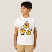 Leuke Candy Corn Halloween Kinder T-shirt (Voorkant volledig)