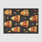 Leuke Candy Corn Herhalingsontwerp DW1 Decoupage Tissuepapier (Voorkant)