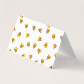 Leuke Candy Corn Leraar Klaslokaal Halloween Kaart Visitekaartje (Achterkant)