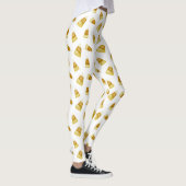 Leuke Candy Corn Oktober Halloween Party Wit Leggings (Rechts)