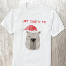 Leuke Capybara gepersonaliseerde kerst