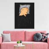 Leuke Capybara Gift Vrouwen Kinder Slapen Capybara Canvas Afdruk (Insitu (Woonkamer))