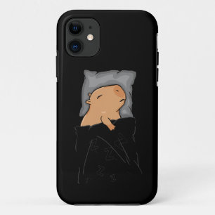Leuke Capybara Gift Vrouwen Kinder Slapen Capybara Case-Mate iPhone Case