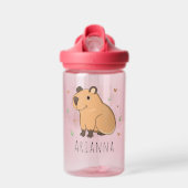 Leuke Capybara Kinder School Waterfles (Voorkant)