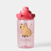 Leuke Capybara Kinder School Waterfles (Achterkant)