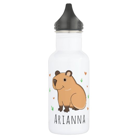 Leuke Capybara Kinder School Waterfles (Links)