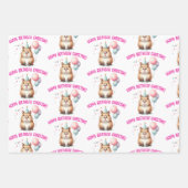 Leuke Capybara verjaardagsfeest Inpakpapier Vel (Voorkant 3)