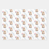 Leuke Capybara verjaardagsfeest Inpakpapier Vel (Voorkant)