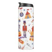 Leuke Carnaval Kinderen Verjaardagscircus Patroon Thermosbeker (Geroteerd rechts)