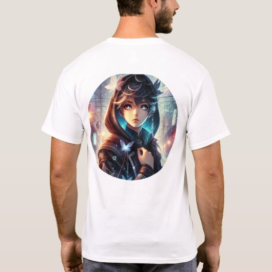 Leuke cartoon afbeeldingen t-shirt (Achterkant)