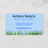 Leuke Cartoon Beagle Puppy Hondenfokker Visitekaartje (Achterkant)