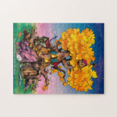 leuke cartoon boompuzzel legpuzzel (Horizontaal)