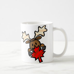 Leuke Cartoon Canadese Moose Koffiemok