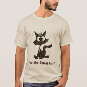 Leuke Cartoon Design voor Cat-Lovers! T-shirt