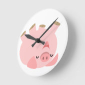 Leuke Cartoon die de Klok van het Varken verlengen (Hoek)