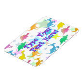 Leuke Cartoon dinosaurus patroonmagneet Magneet (Linkerzijde)