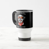Leuke Cartoon Dog Design Reisbeker (Voorkant links)