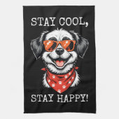 Leuke Cartoon Dog Design Theedoek (Verticaal)