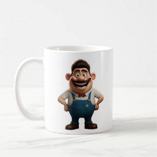 Leuke cartoon figuur mok
