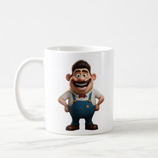 Leuke cartoon figuur mok (Links)
