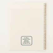 Leuke Cartoon Franse Bulldog Terug naar School doc Planner (Achterkant)