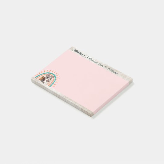 Leuke Cartoon Franse Bulldog Terug naar School reg Post-it® Notes (Schuin)