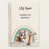 Leuke Cartoon Franse Bulldog Terug naar School stu Planner (Voorkant)