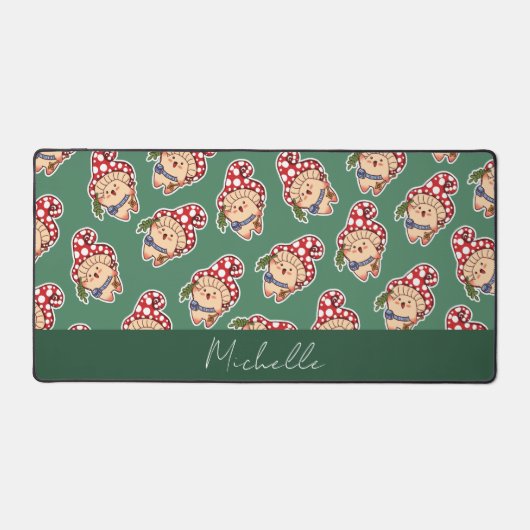 Leuke Cartoon Herboristen Magic Mushroom Bureaumat (Voorkant)