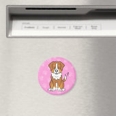 Leuke cartoon hond Australische herder magneet (Insitu (Vaatwasser))