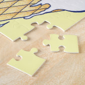 Leuke Cartoon Ice Cream en Cupcake, Kawaii Sweets Legpuzzel (Zijkant)