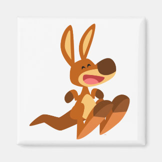 Leuke Cartoon Kangaroo Joey Magnet