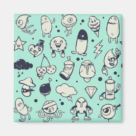 Leuke cartoon karakter magneet