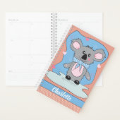 Leuke Cartoon Koala Kind Planner met Naam (Display)