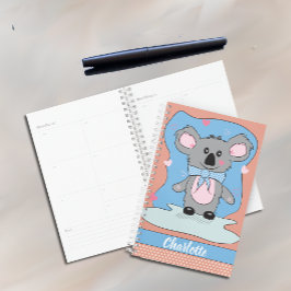 Leuke Cartoon Koala Kind Planner met Naam