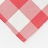 Leuke cartoon koe/kip fleece deken (Hoek)