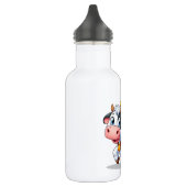 Leuke cartoon koe/kip waterfles  (Links)