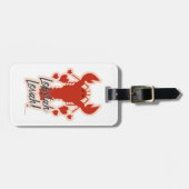 Leuke Cartoon Lobster Lover Motto Bagagelabel (Voorkant horizontaal)