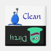 Leuke Cartoon Monsters Vaatwasser Magnet (Voorkant)