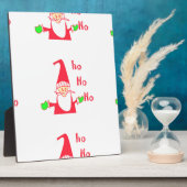 Leuke Cartoon Mouse Santa Collectie Fotoplaat (Zijkant)