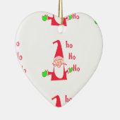 Leuke Cartoon Mouse Santa Collectie. Keramisch Ornament (Rechts)