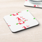 Leuke Cartoon Mouse Santa Collectie. Onderzetter (Linkerzijde)