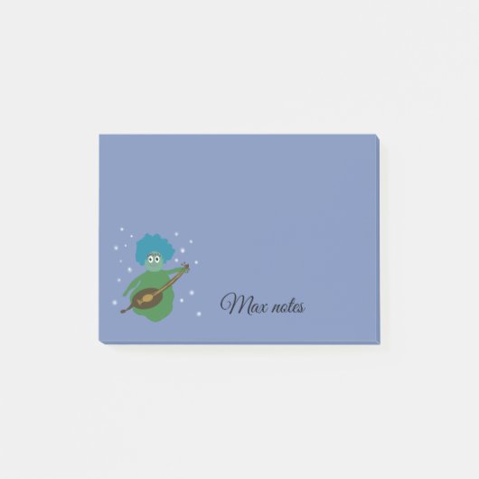 Leuke Cartoon Muzikant Gepersonaliseerde notities Post-it® Notes (Voorkant)