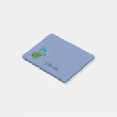 Leuke Cartoon Muzikant Gepersonaliseerde notities Post-it® Notes (Schuin)