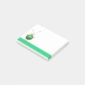 Leuke cartoon post het post-it® notes (Schuin)